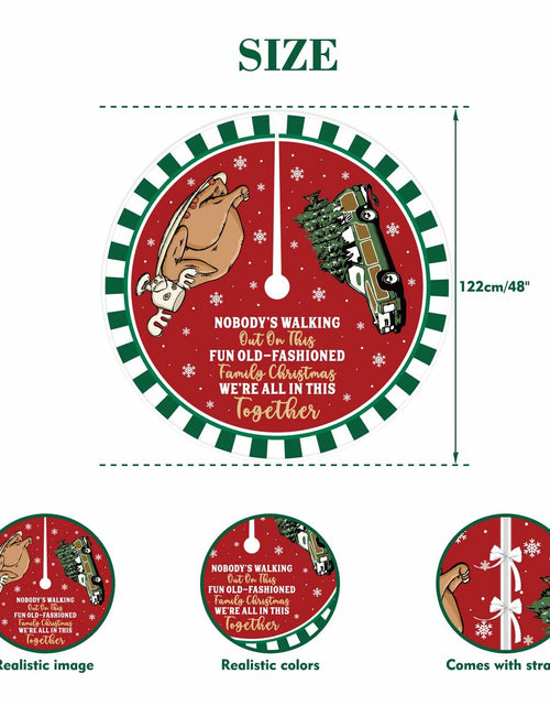 Load image into Gallery viewer, Christmas Vacation Griswold Family 48" Tree Skirt Xmas Decor Gift

