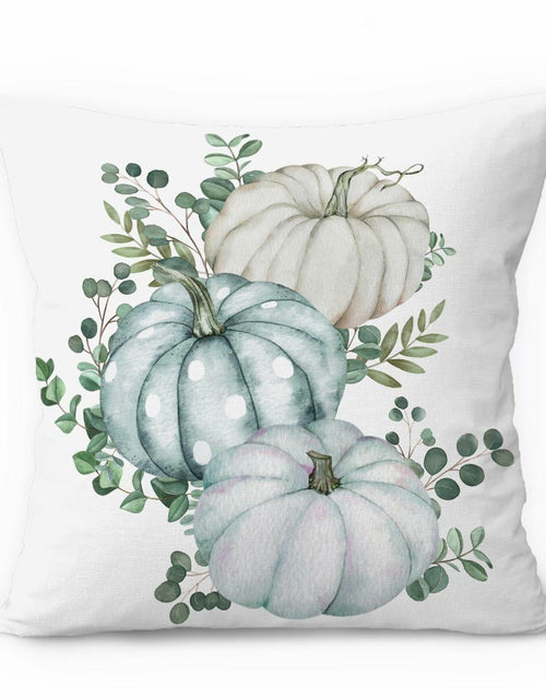 Load image into Gallery viewer, Wheatwin 18x18 Fall Coquette Throw Pillow Cover Pumpkin Retro Decor

