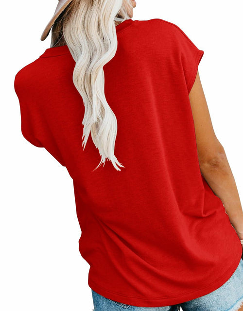 Load image into Gallery viewer, WMZCYXY Womens Tank Top Sleeveless Red Christmas Tree Size L
