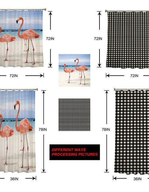 Load image into Gallery viewer, Christmas Snowman Shower Curtain 72x72in Waterproof Fabric Farmhouse 12 Hooks
