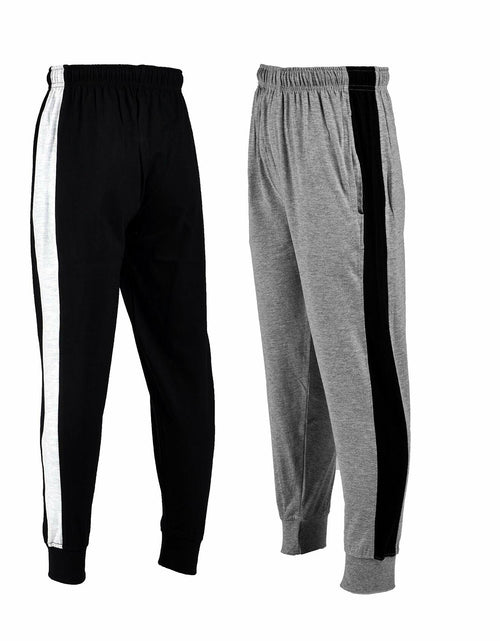Load image into Gallery viewer, Chopper Club Boys Slim Fit Joggers Cotton Blend Grey Melange Size 6
