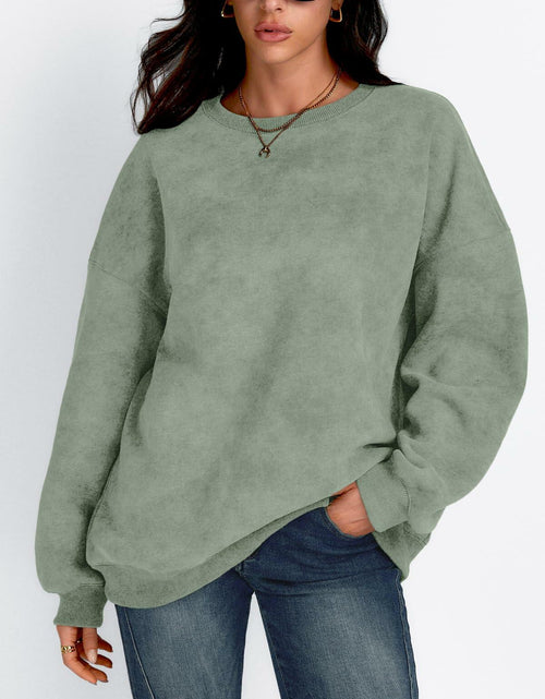 Load image into Gallery viewer, Trendy Queen Womens Oversized Sweatshirt Hoodie Brown Size M
