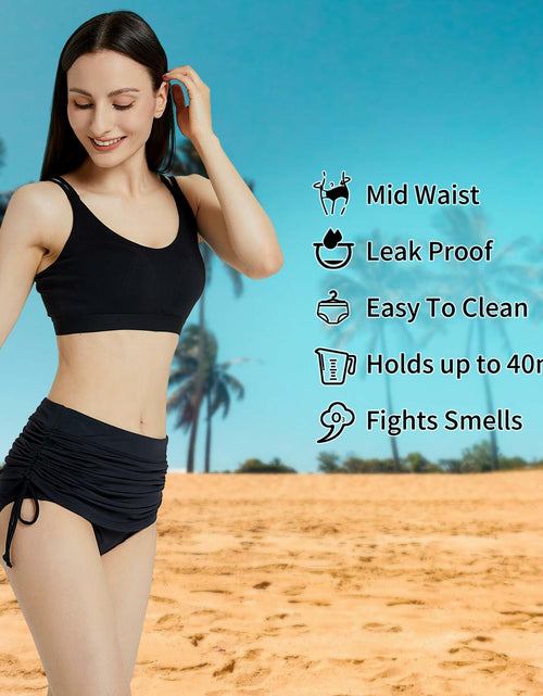 Load image into Gallery viewer, insgym AS1 Alpha Black Bikini Bottoms Ruched Drawstring Size XL
