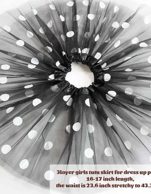 Load image into Gallery viewer, Polka Dot Tutu Skirt Ballet Dress White Size L
