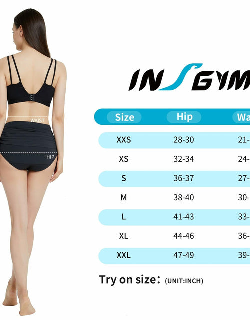 Load image into Gallery viewer, insgym AS1 Alpha Black Bikini Bottoms Ruched Drawstring Size XL
