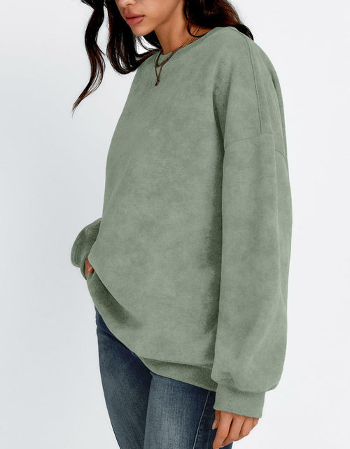 Load image into Gallery viewer, Trendy Queen Womens Oversized Sweatshirt Hoodie Brown Size M
