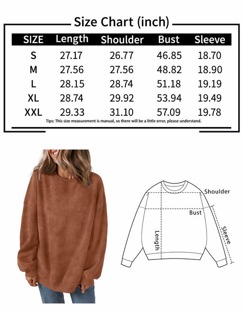 Load image into Gallery viewer, Trendy Queen Womens Oversized Sweatshirt Hoodie Brown Size M
