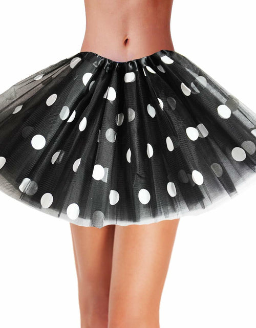 Load image into Gallery viewer, Polka Dot Tutu Skirt Ballet Dress White Size L
