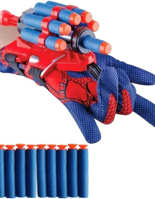 Load image into Gallery viewer, XEUOME Spider Gloves Web Shooter Toy Kids Wrist Set Black
