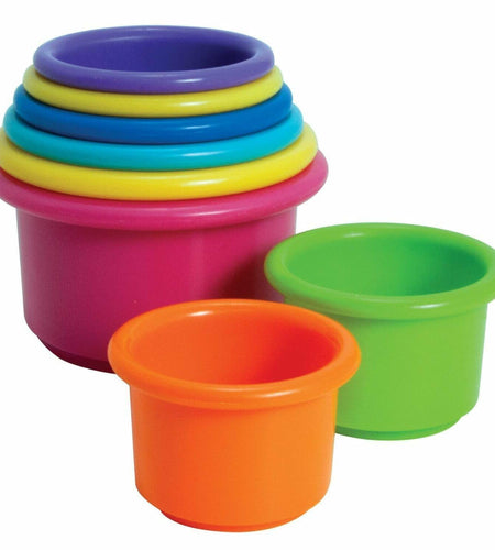 WUGOYU Learning Curve Y2341 8pc Colorful Stacking Bowls Set BPA-Free