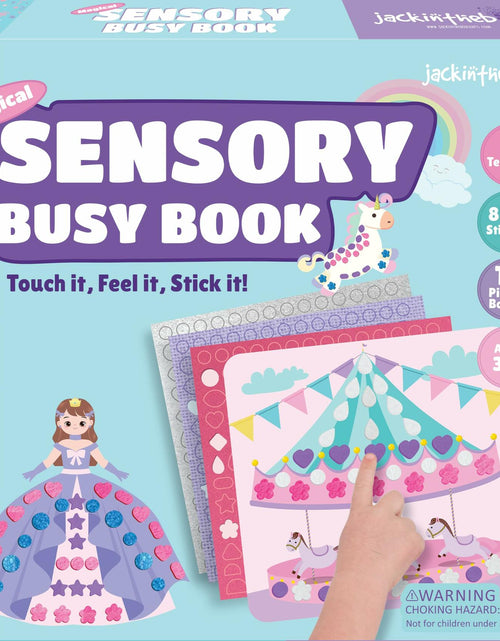 Load image into Gallery viewer, jackinthebox Sensory Craft Activity Kit Touch &amp; Stick Textures No Mess
