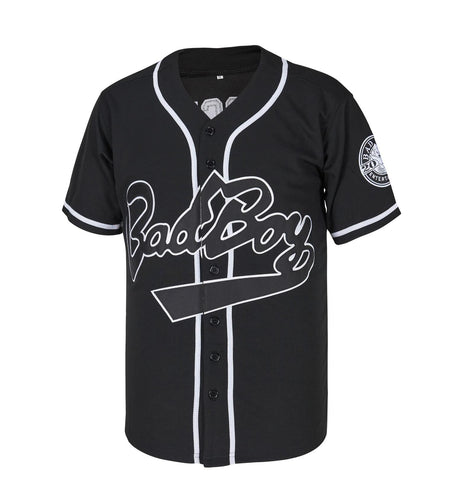 ACAIL Biggie Bad Boy Movie Baseball Jersey Stitched Black Size M