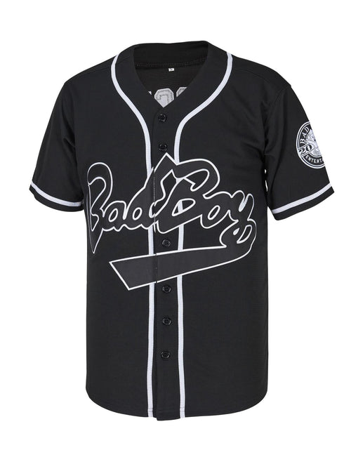 Load image into Gallery viewer, ACAIL Biggie Bad Boy Movie Baseball Jersey Stitched Black Size M
