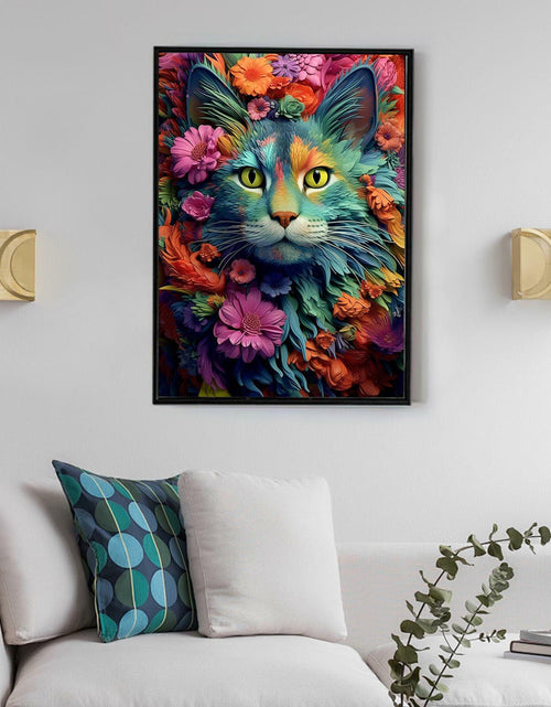 Load image into Gallery viewer, Camocin Cat Diamond Painting Kit DP-05 12x16in Full Drill 5D Crystal Art

