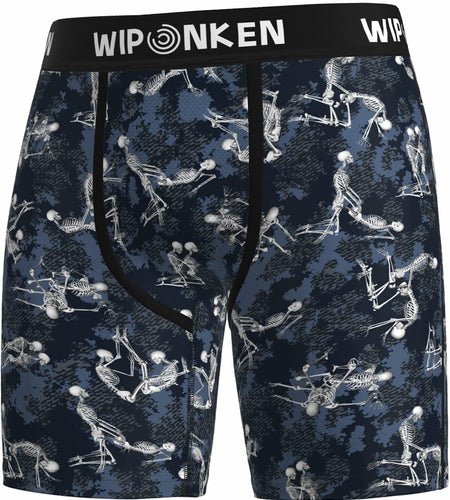 WIPONKEN Men's Boxer Briefs Moisture Wicking No-Fly Underwear Size S