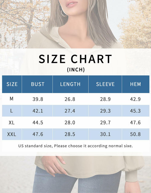 Load image into Gallery viewer, VALOLIA Women's Long Sleeve Tunic Top Ivory Cream Size M
