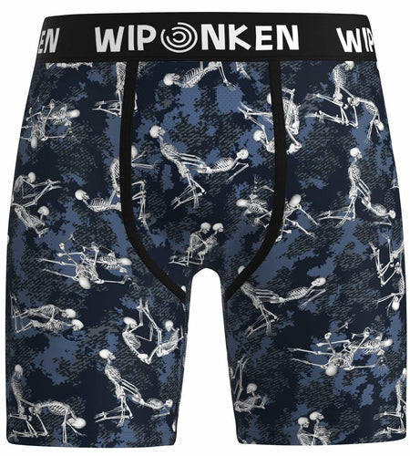 WIPONKEN Men's Boxer Briefs Moisture Wicking No-Fly Underwear Size S
