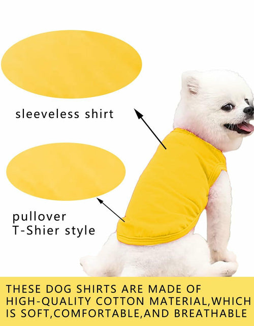 Load image into Gallery viewer, Cotton Dog Shirt Small Size Soft Breathable Sleeveless Vest for Small Dogs
