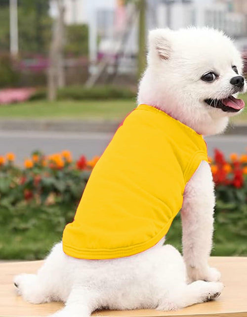 Load image into Gallery viewer, Cotton Dog Shirt Small Size Soft Breathable Sleeveless Vest for Small Dogs
