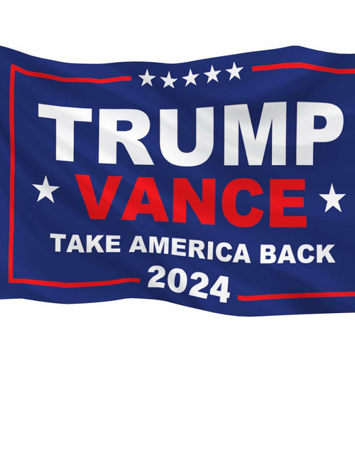 Load image into Gallery viewer, KENPMA Trump Vance 2024 Flag 3x5 Double Sided Outdoor Banner 3 Ply

