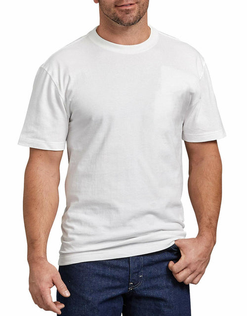 Load image into Gallery viewer, Dickies Men's Heavyweight Crew Neck Short Sleeve Work Utility T-Shirt White M
