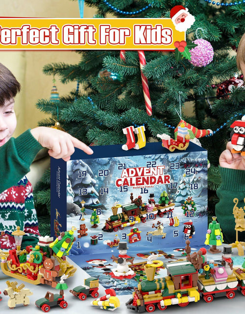 Load image into Gallery viewer, Christmas 2024 Blind Box Blocks 24-Day Countdown Calendar Kids 8-12
