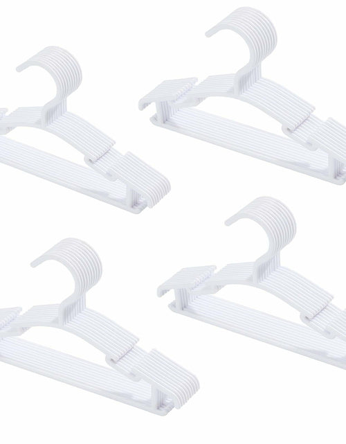 Load image into Gallery viewer, VIIBASE Baby Nursery Closet Hangers Ultra-Thin Plastic White 20 Pack
