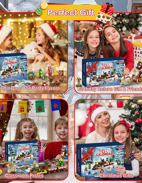 Load image into Gallery viewer, Christmas 2024 Blind Box Blocks 24-Day Countdown Calendar Kids 8-12
