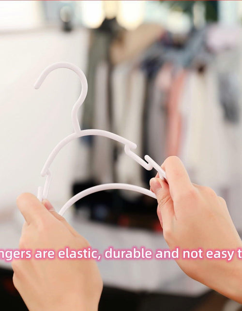 Load image into Gallery viewer, VIIBASE Baby Nursery Closet Hangers Ultra-Thin Plastic White 20 Pack
