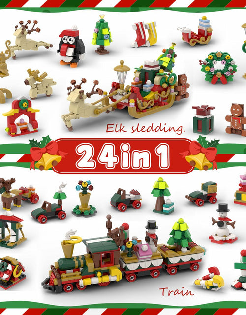 Load image into Gallery viewer, Christmas 2024 Blind Box Blocks 24-Day Countdown Calendar Kids 8-12
