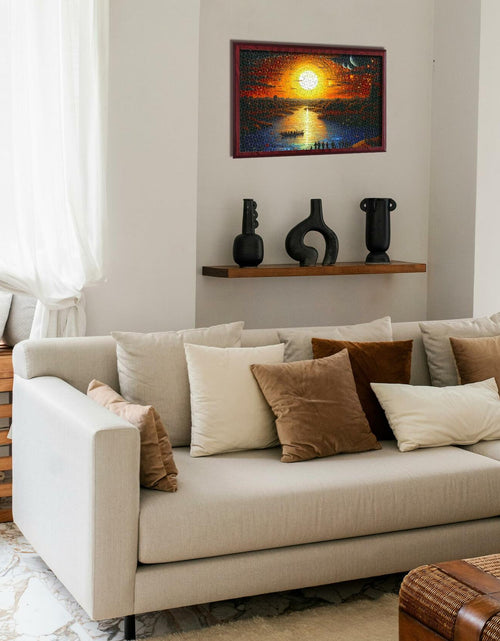 Load image into Gallery viewer, MISITU 1000pcs Jigsaw Puzzle The Sun Rising Challenging 10.24x14.96in

