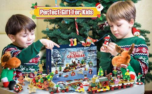 Load image into Gallery viewer, Christmas 2024 Blind Box Blocks 24-Day Countdown Calendar Kids 8-12
