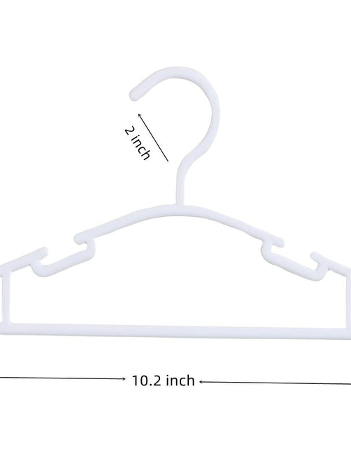 Load image into Gallery viewer, VIIBASE Baby Nursery Closet Hangers Ultra-Thin Plastic White 20 Pack
