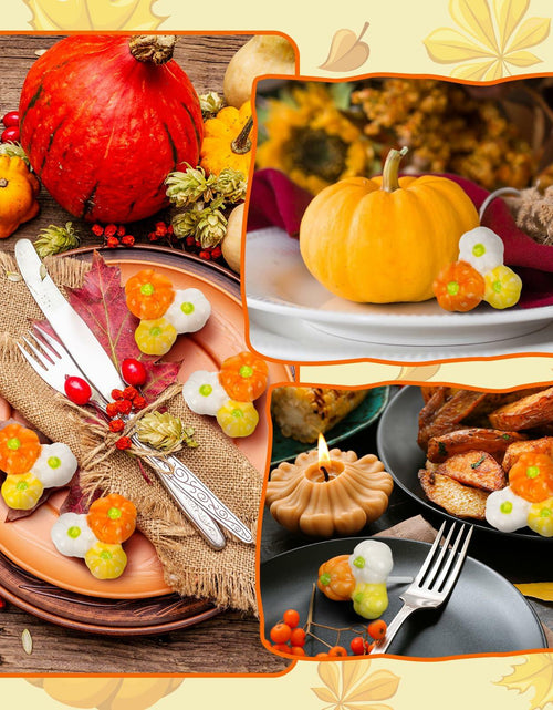 Load image into Gallery viewer, Dandat 6 Pcs Mini Turkey Plates Hand Painted Ceramics Pumpkin Decor
