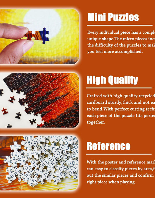 Load image into Gallery viewer, MISITU 1000pcs Jigsaw Puzzle The Sun Rising Challenging 10.24x14.96in
