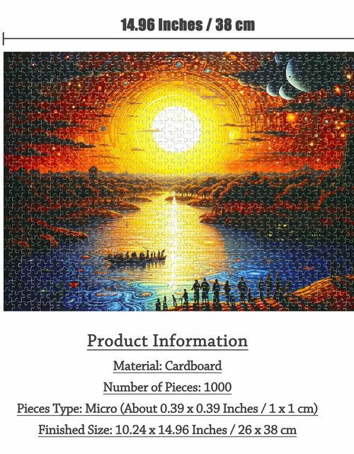 Load image into Gallery viewer, MISITU 1000pcs Jigsaw Puzzle The Sun Rising Challenging 10.24x14.96in
