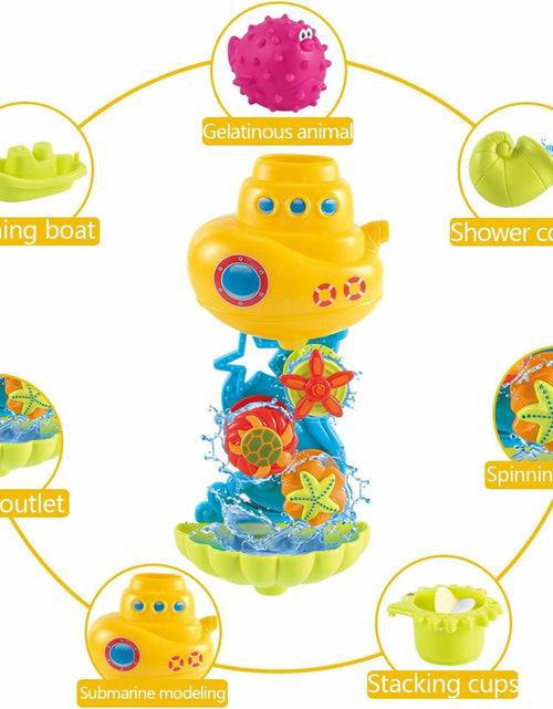 Load image into Gallery viewer, Cosaway Baby Bath Toys Ocean Animal Sprinkler Beach Pool Set 6-12 Months
