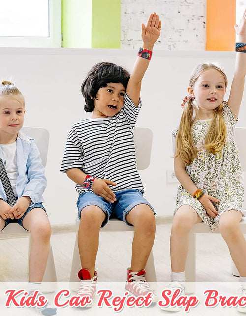 Load image into Gallery viewer, Acehome 48 PCS Kids Slap Bands Wristbands Bulk Vinyl Rolls Car
