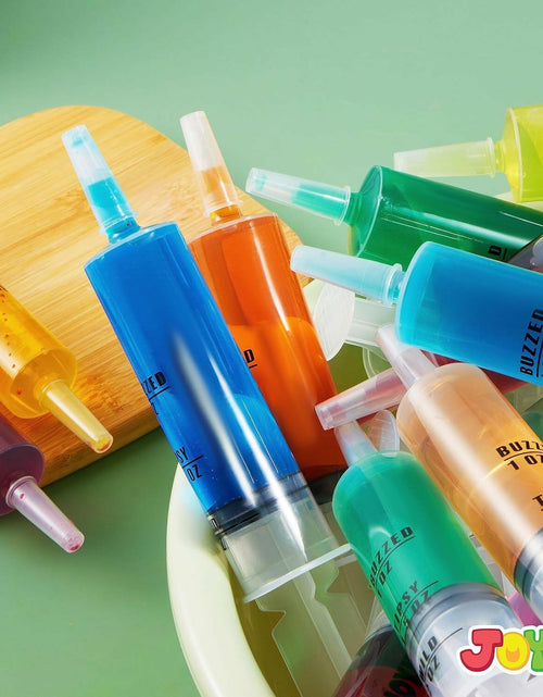Load image into Gallery viewer, JOYIN 25-Pack 60ml Plastic Syringes with Easy-Grip Caps Reusable Tubes
