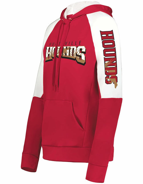 Load image into Gallery viewer, Holloway Women's Momentum Team Fleece Hoodie Royal White - Size XXL
