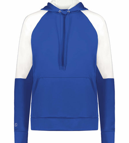 Holloway Women's Momentum Team Fleece Hoodie Royal White - Size XXL