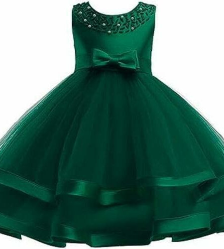 guchoo Girls Christmas Flower Dress Green Size 70 Special Occasion