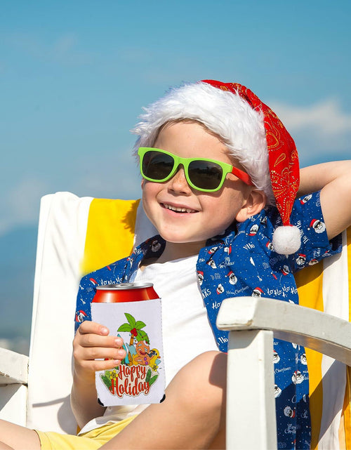 Load image into Gallery viewer, HOWAF 8pcs Christmas Coloring Crafts Sleeves for Kids Tropical Fun
