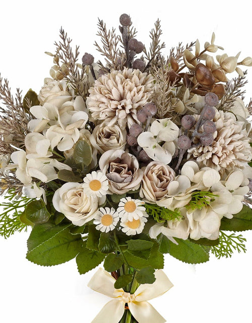 Load image into Gallery viewer, Kimkusia Silk Artificial Flowers Bridal Wedding Decor Bouquet Faux Silk Roses

