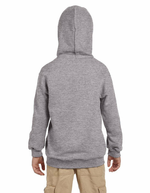 Load image into Gallery viewer, Champion Youth Pullover Hoodie Light Steel Size Small
