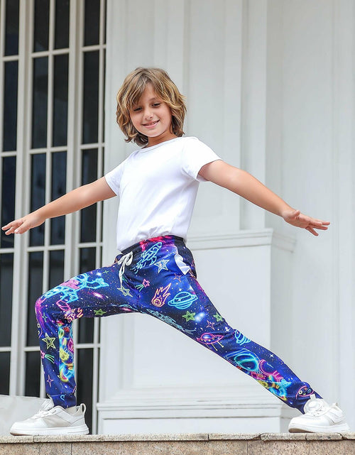 Load image into Gallery viewer, Kids Jogger Pants Tie Dye Volleyball Print Casual Sport Trousers Size 6-7
