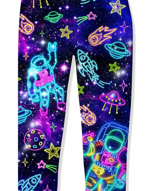 Load image into Gallery viewer, Kids Jogger Pants Tie Dye Volleyball Print Casual Sport Trousers Size 6-7
