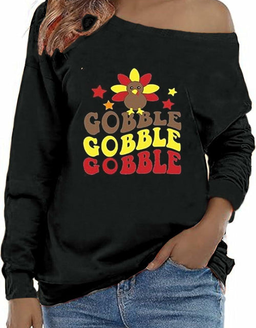 Load image into Gallery viewer, Roshop Women's BCTU Off Shoulder Baggy Long Sleeve Sweatshirt Size 3XL
