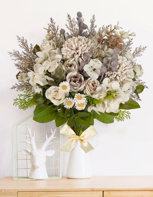 Load image into Gallery viewer, Kimkusia Silk Artificial Flowers Bridal Wedding Decor Bouquet Faux Silk Roses
