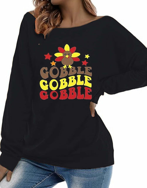 Load image into Gallery viewer, Roshop Women's BCTU Off Shoulder Baggy Long Sleeve Sweatshirt Size 3XL
